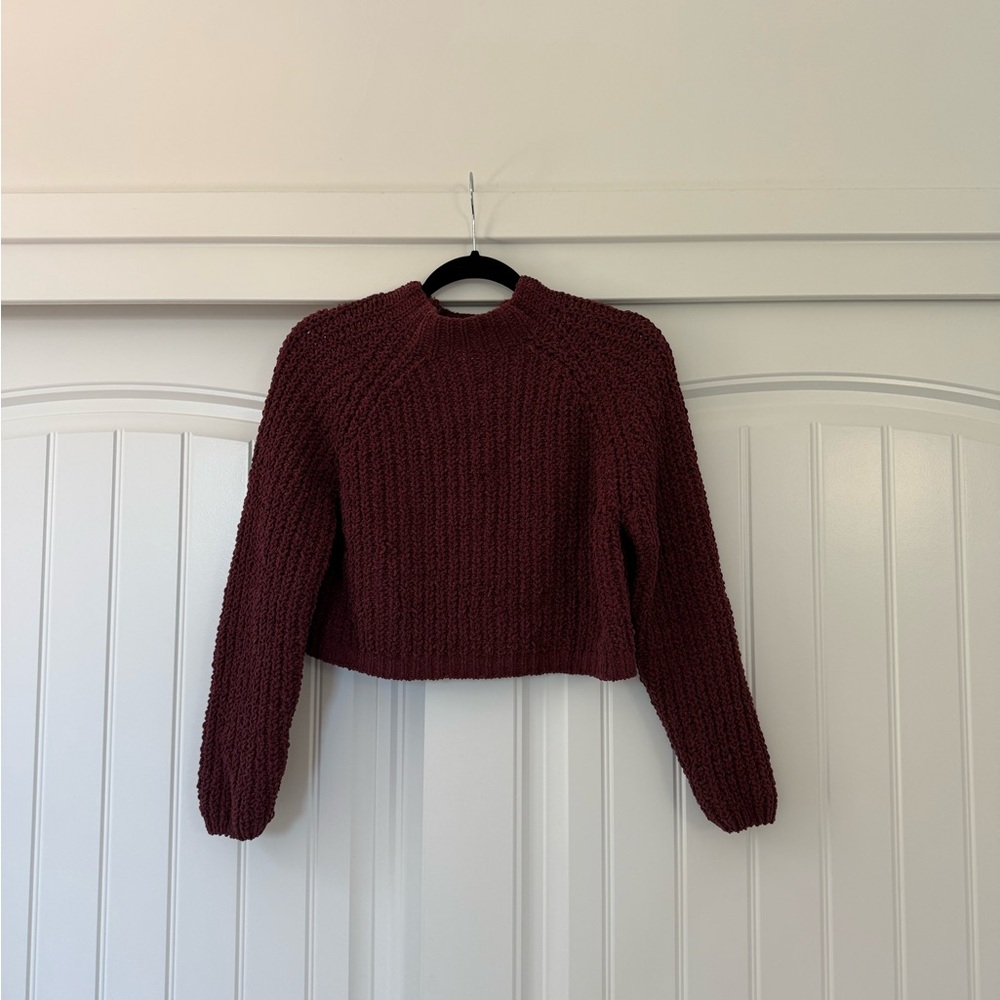 Cotton Emporium Red Crew Neck Sweater